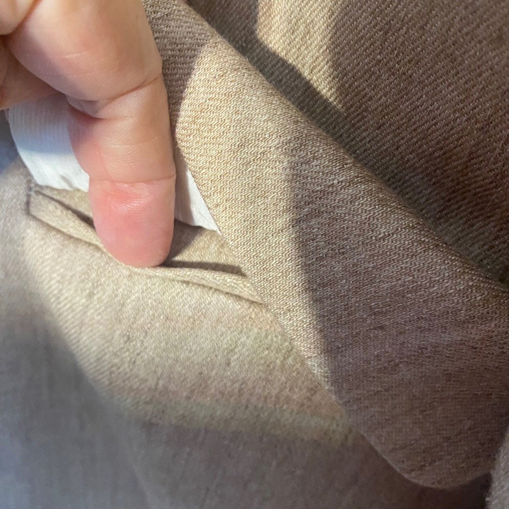 Veronica Beard Tan Linen Blend Single Button Blazer Jacket CORELN0081291 USAMade - Picture 4 of 8